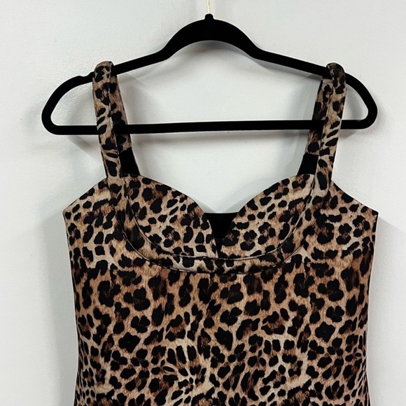 Anthropologie Dhruv Kapoor Leopard Print Mini Dress - Picture 10 of 16